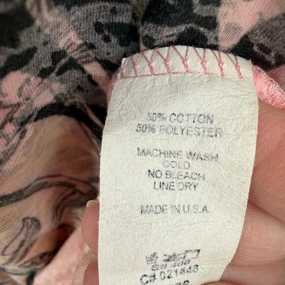 California Bloom Y2K Butterfly Burnout Top Size L - Picture 4 of 5